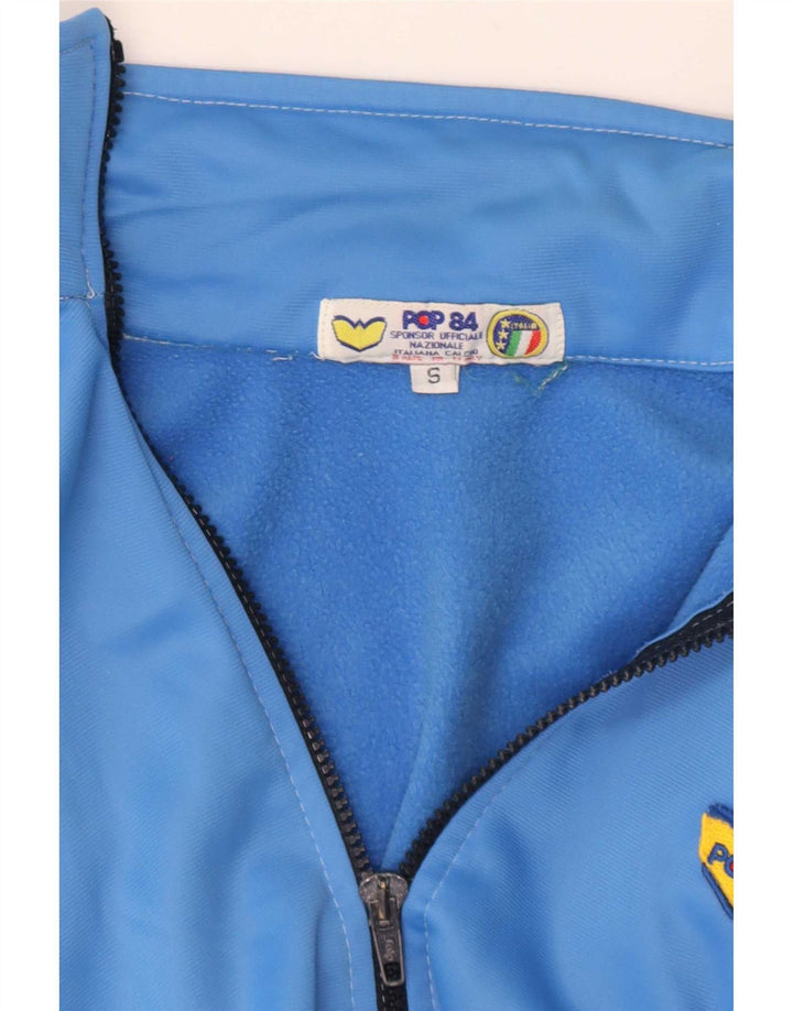 POP 84 Jachetă de trening pentru bărbați, albastru mic Colorblock