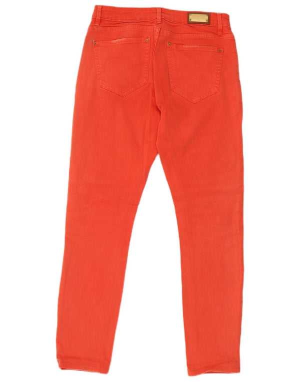 Blugi skinny dama Zara EU 38 Mici L28 L26 Bumbac portocaliu