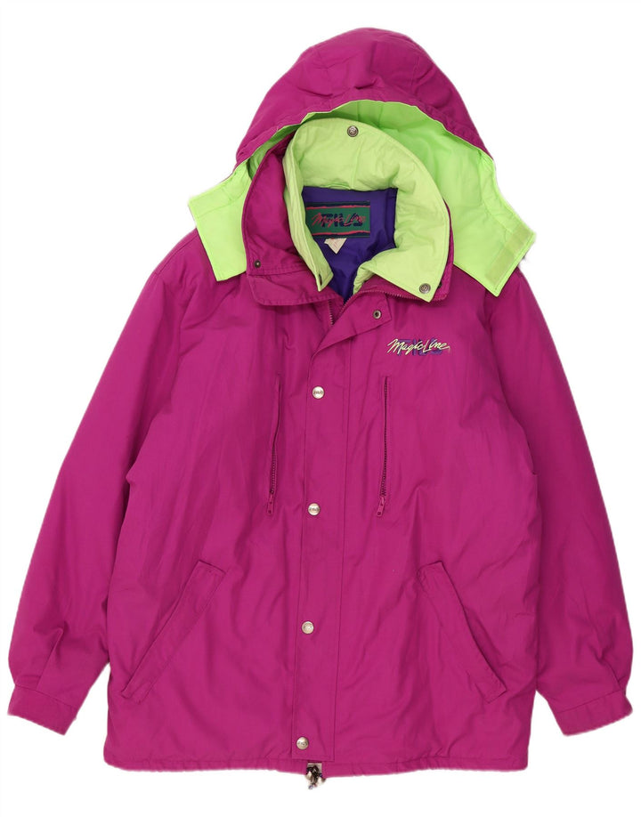 Jachetă căptușită cu glugă Fila pentru bărbați IT 52 XL roz poliester color bloc