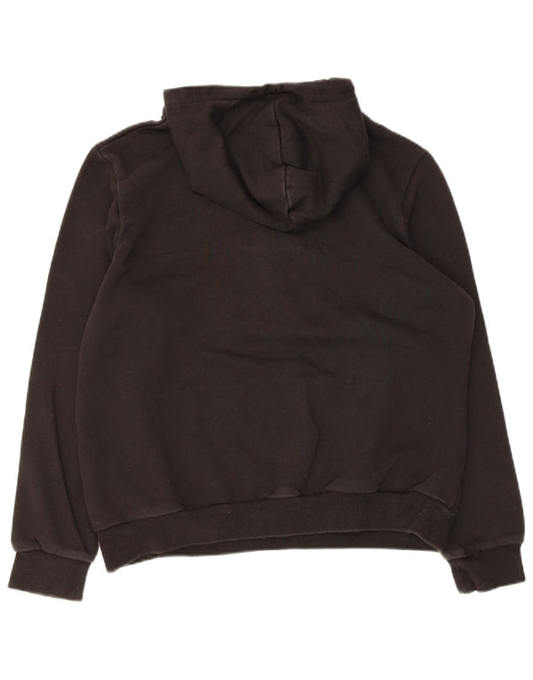 Pulover cu capota cu grafic Puma pentru femei UK 16, mare, negru, bumbac