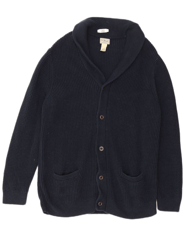 Pulover cardigan pentru bărbați L.L.Bean XL bumbac bleumarin