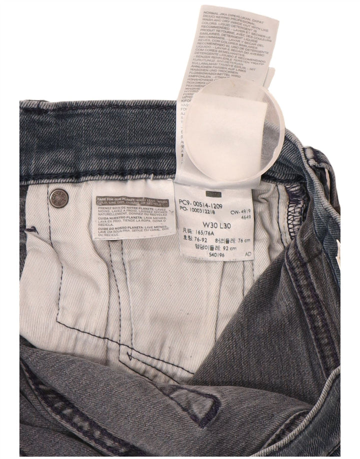LEVI'S Blugi 514 drepti pentru bărbați W30 L30 Bumbac albastru