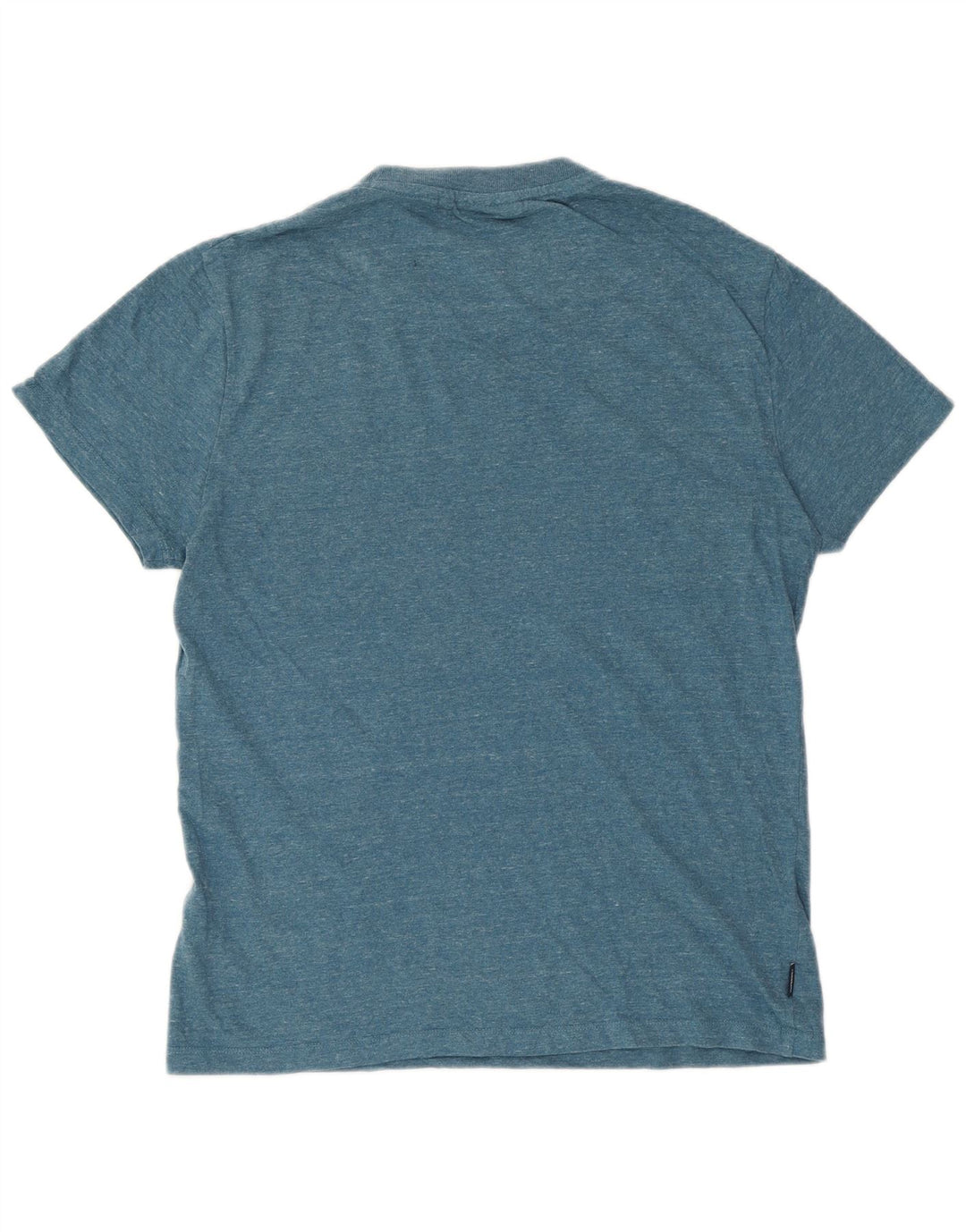 SUPERDRY tricou pentru bărbați Top mic albastru bumbac cu pete