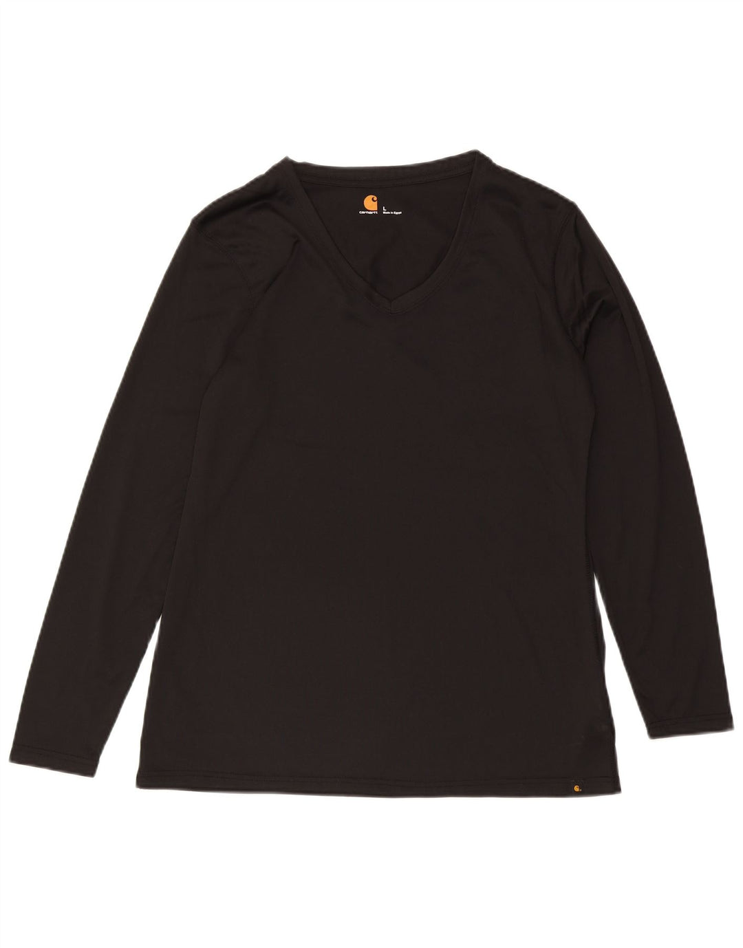 Top pentru femei Carhartt cu mânecă lungă UK 16, mare, negru, poliester