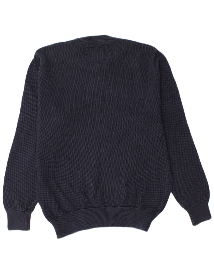 JACK WILLS Pulover pentru femei cu decolteu rotund UK 18 XL Bumbac bleumarin