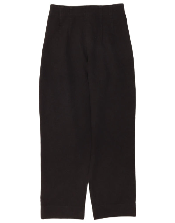 Pantaloni casual pentru femei cu talie înaltă Emporio Armani IT 40 Small W26 L26 Negru
