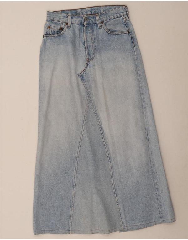 Fusta Levi's 501 Midi Denim W29 Small Blue Bumbac