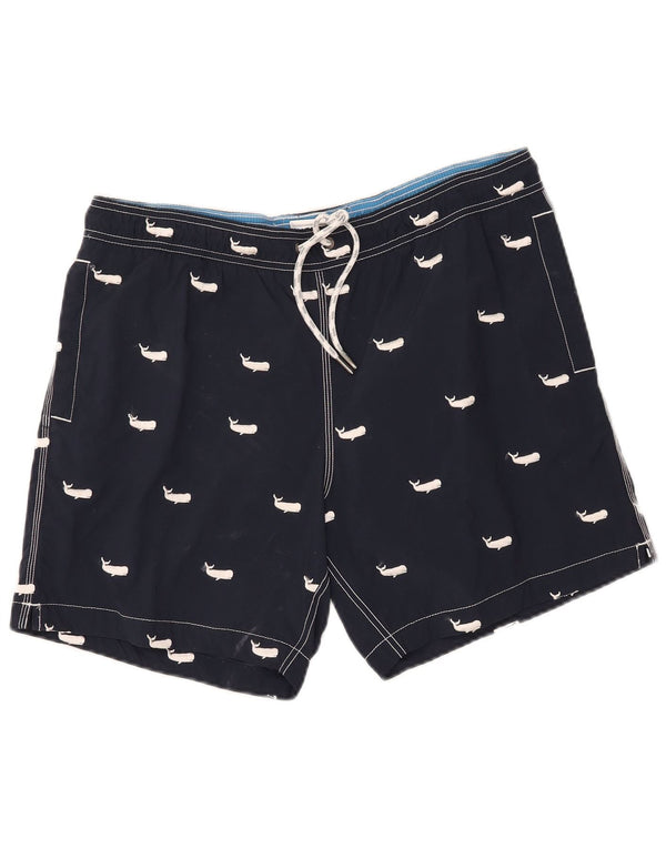 Pantaloni scurți de înot Champion pentru bărbați 2XL, albastru marin, poliamidă cu imprimeu animal