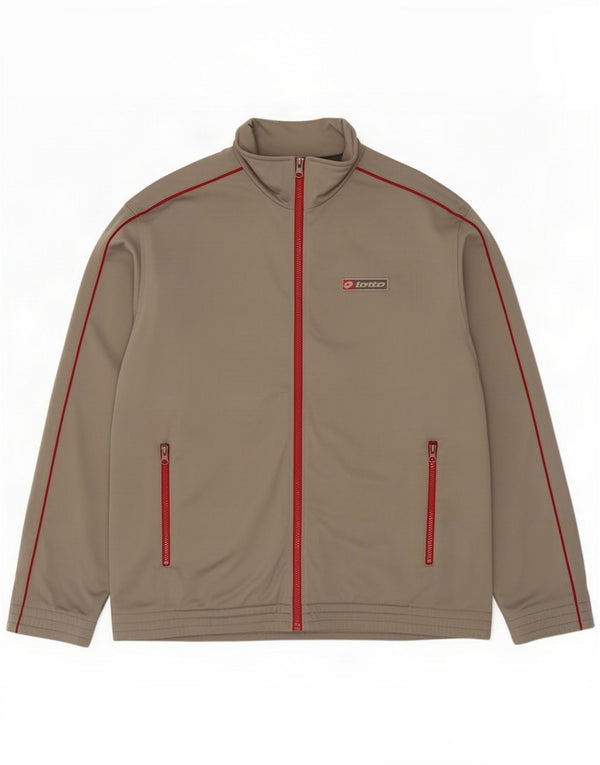 Lotto Mens Trening Top Jacket Large Grey