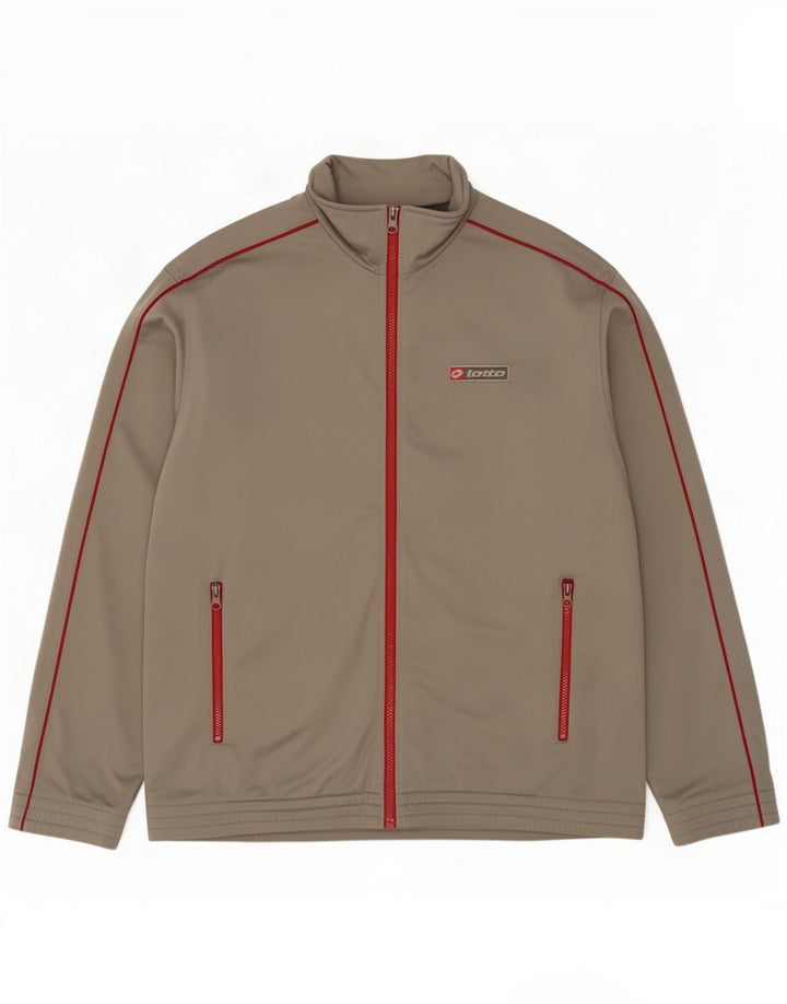 Lotto Mens Trening Top Jacket Large Grey