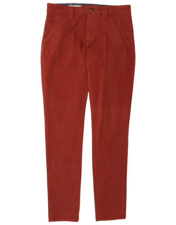 Pantaloni chino slim pentru bărbați Tommy Hilfiger L32 L34 bumbac roșu
