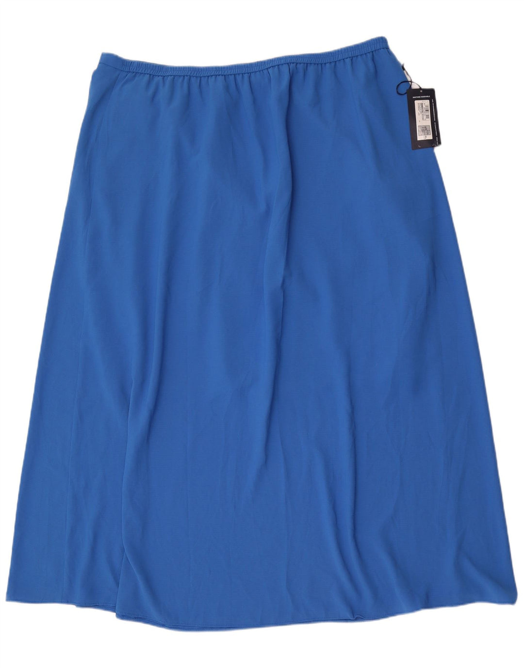 Fustă A-Line pentru femei Marks & Spencer UK 20 2XL W40 Poliester albastru