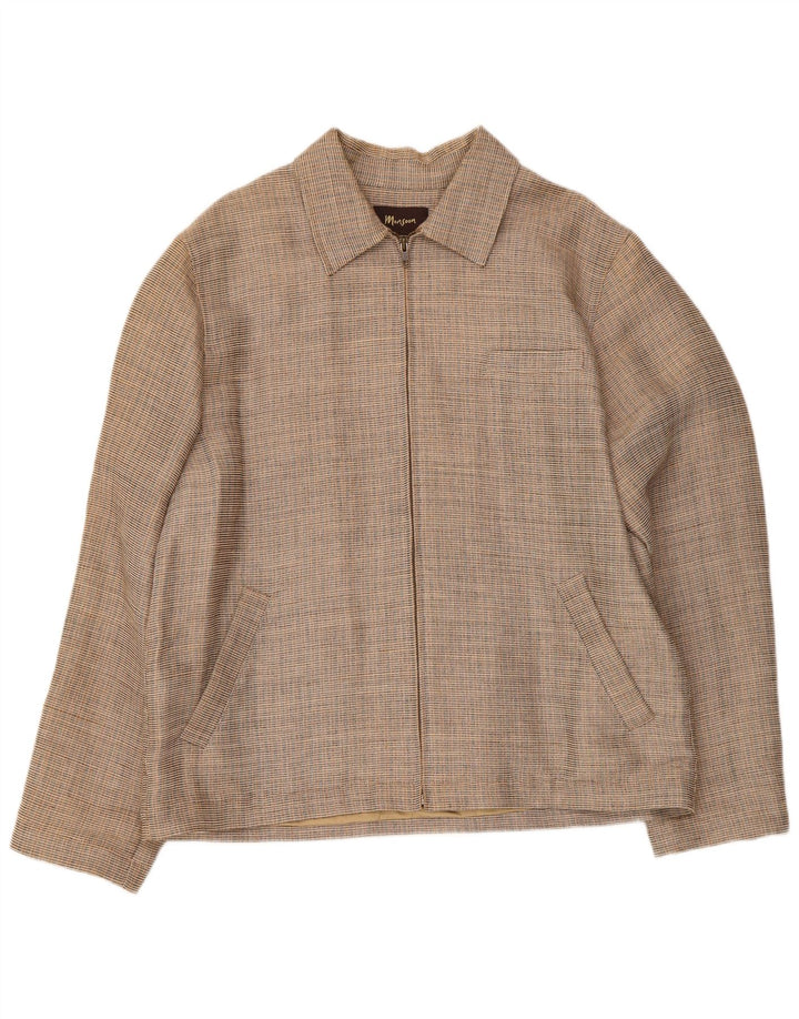 Bomber pentru bărbați Monsoon UK 40, mare, bej, carouri