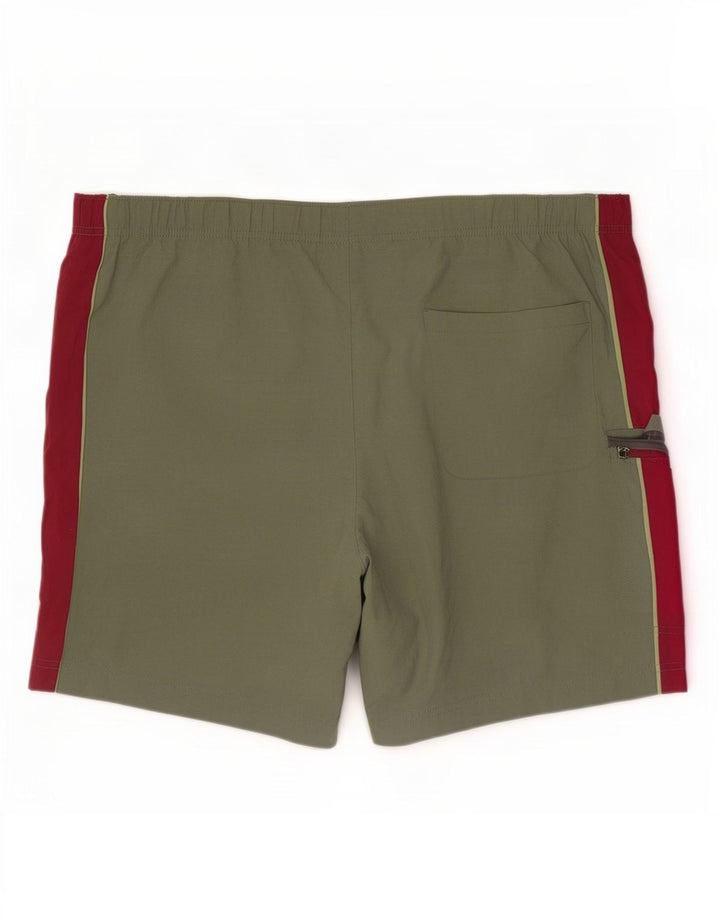 Pantaloni scurți de înot pentru bărbați Marks & Spencer, mari, verzi, poliamidă color bloc