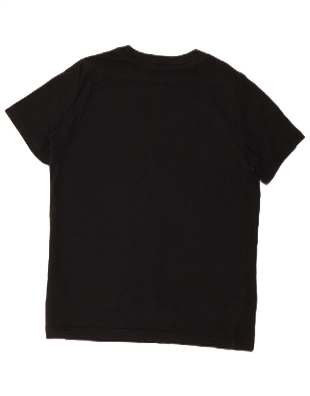 Tricou grafic Nike pentru băieți Top 10-11 ani bumbac negru mediu