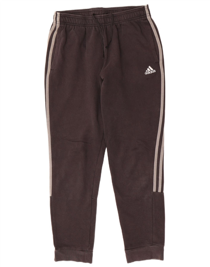 Pantaloni de trening pentru femei ADIDAS Joggeri UK 12 Bumbac mediu negru
