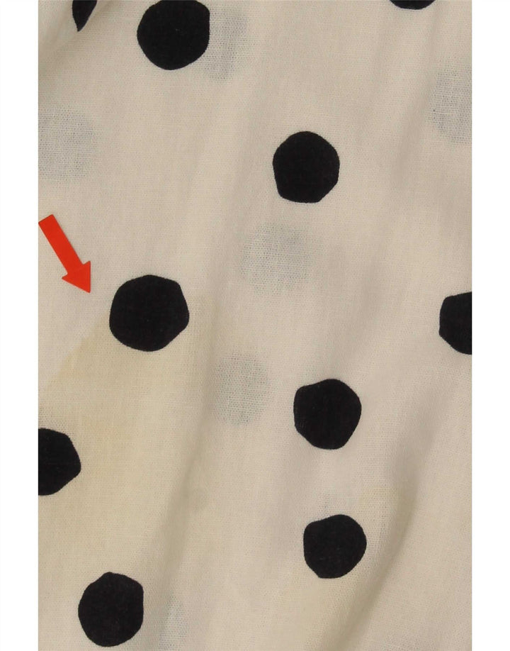 Rochie A-Line pentru femei Marks & Spencer UK 14 Medium White Polka Dot In
