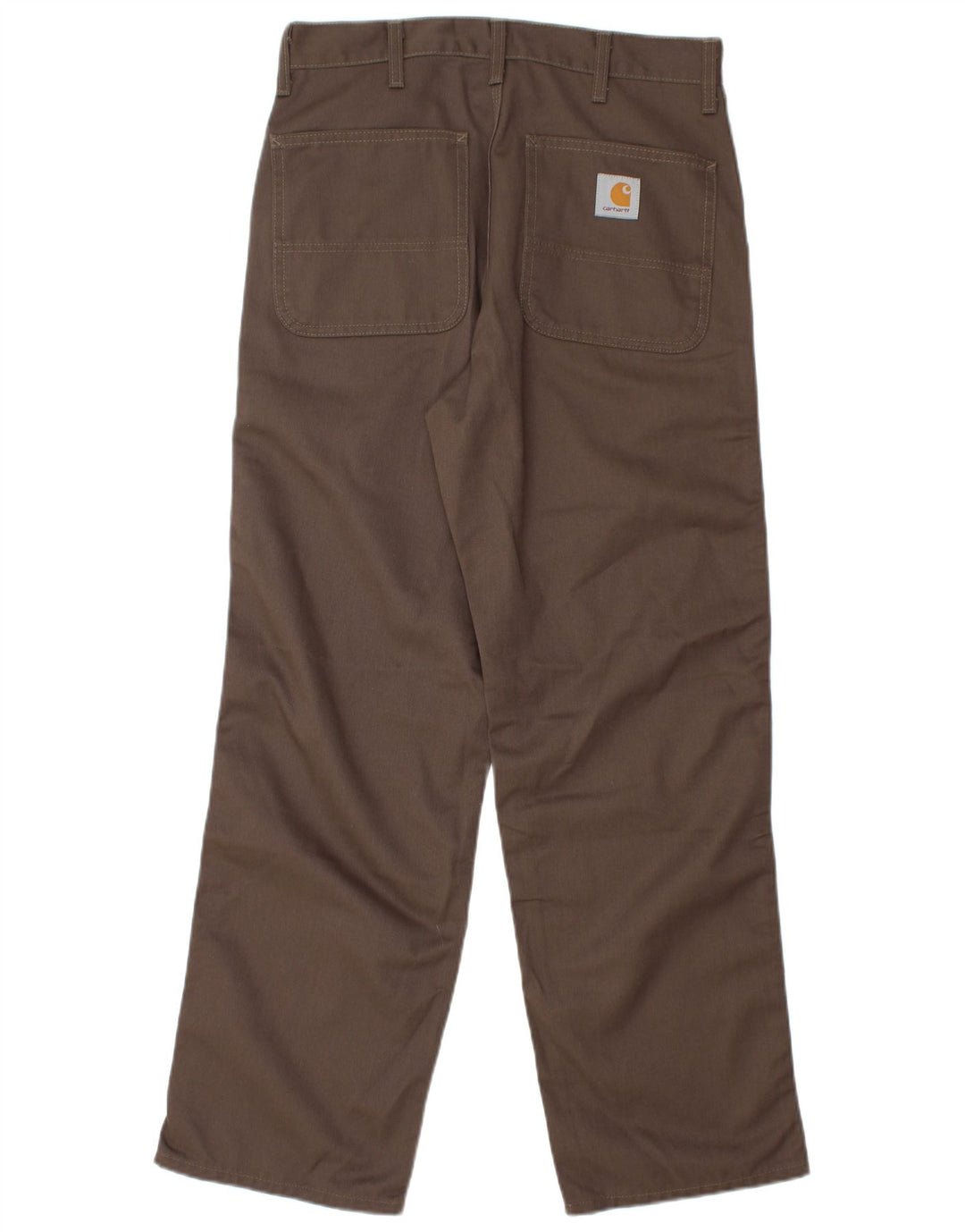 Pantaloni chino drepți pentru bărbați CARHARTT W30 L32 poliester maro