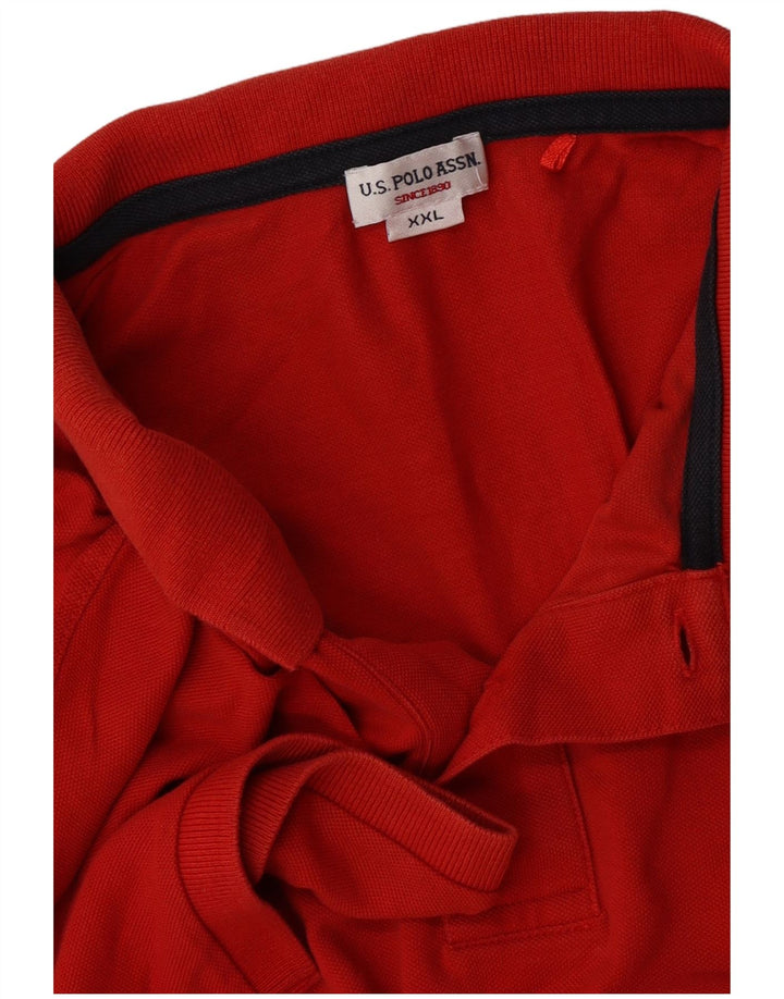 U.S. Polo Assn. Tricou polo pentru bărbați 2XL roșu