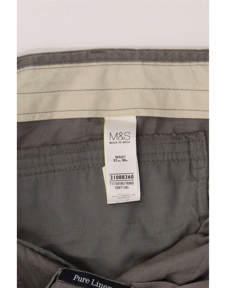 Pantaloni scurți chino pentru bărbați Marks & Spencer W38 XL Gri in