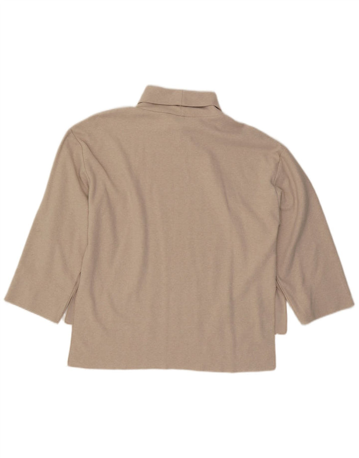 Top femeie Zara cu mâneci 3/4 UK 16 mare bej