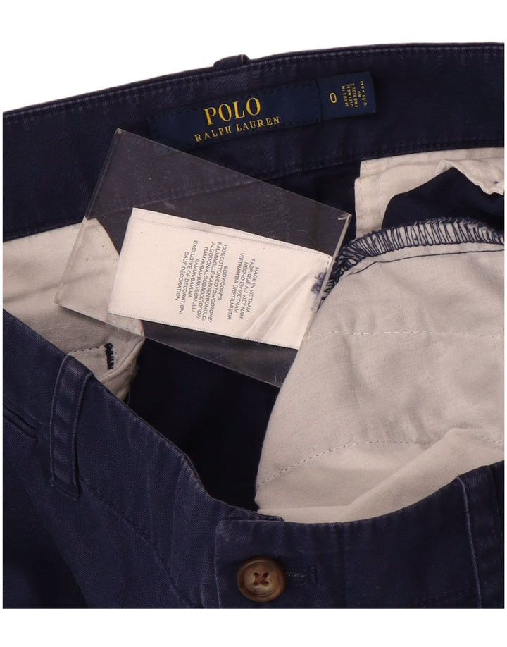 POLO RALPH LAUREN Pantaloni scurți chino pentru femei US 0 XS W30 bleumarin pete