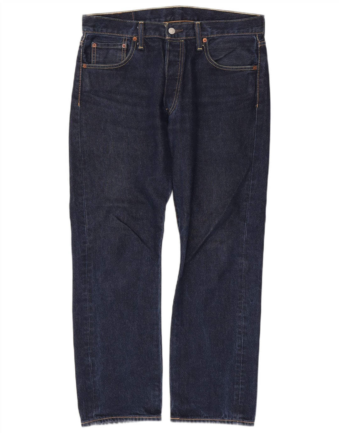 Blugi drepti pentru bărbați Levi's 501 W34 L30 bumbac bleumarin