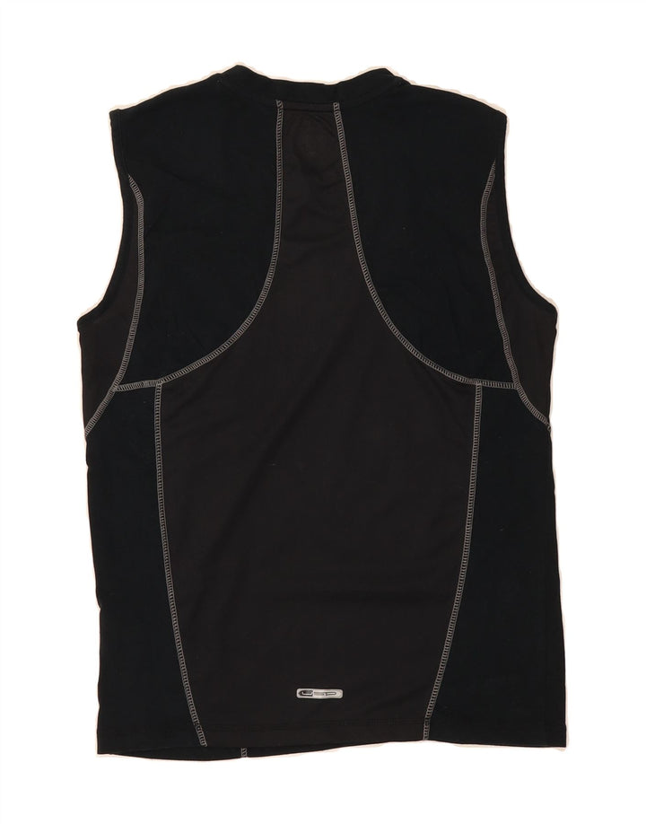 PUMA Womens Vest Top UK 14 Medium Black Cotton Vintage Puma and Second-Hand Puma from Messina Hembry 