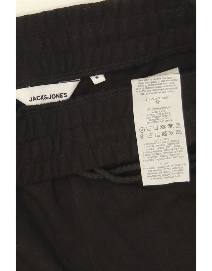 Pantaloni scurti sport Jack & Jones pentru bărbați, poliester negru mic