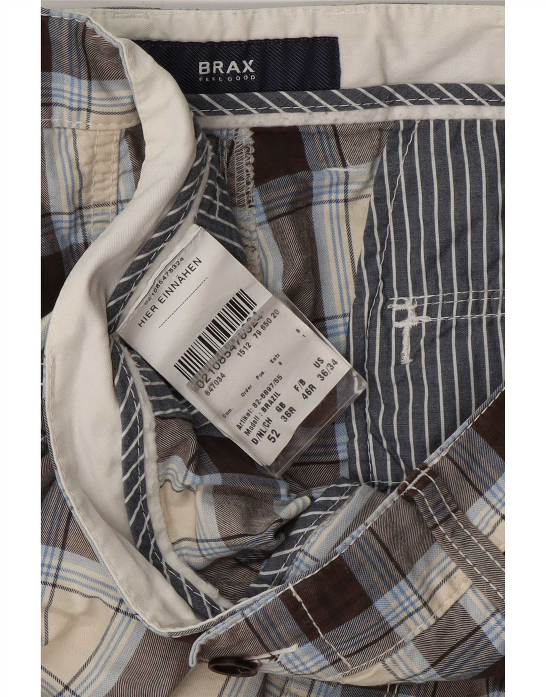 Pantaloni scurti cargo pentru bărbați Brax W36, mare, bej, din bumbac