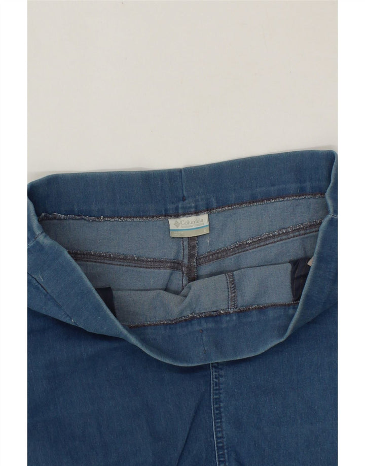 COLUMBIA Womens Mini Denim Skirt Small W27 Blue Vintage Columbia and Second-Hand Columbia from Messina Hembry 