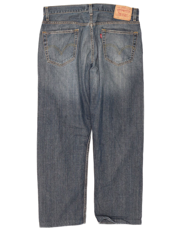 Blugi drepți Levi's 505 Regular Fit W36 L29 Bumbac albastru