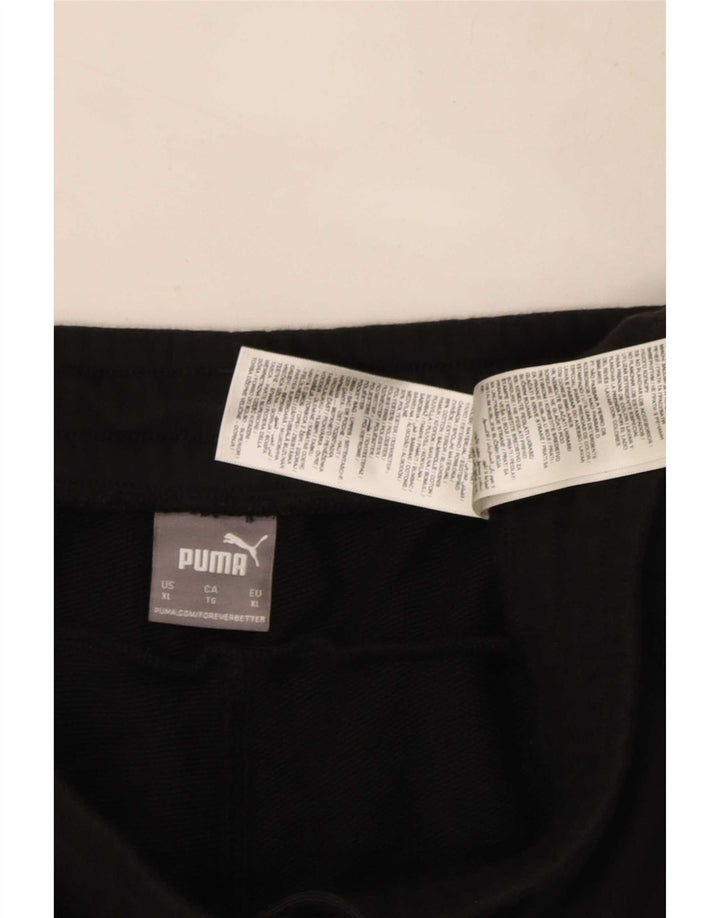 Pantaloni scurți sport pentru bărbați Puma XL, bumbac negru