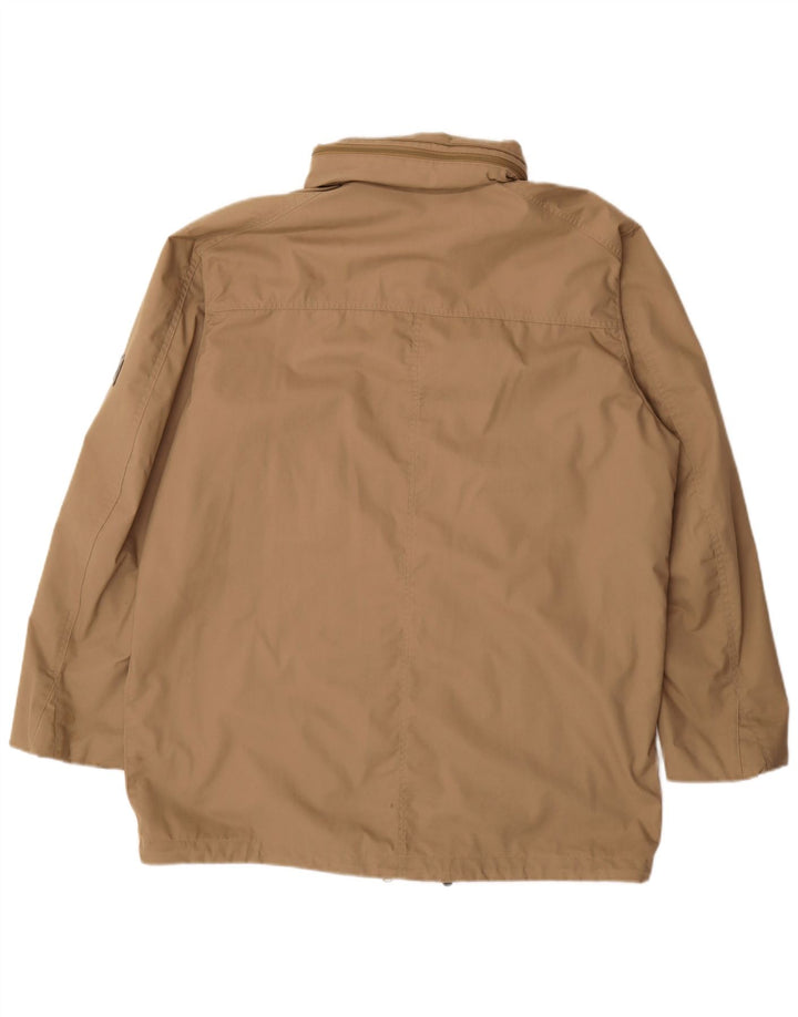 Jack Wolfskin Jachetă utilitare cu glugă pentru bărbați UK 44 XL poliester bej