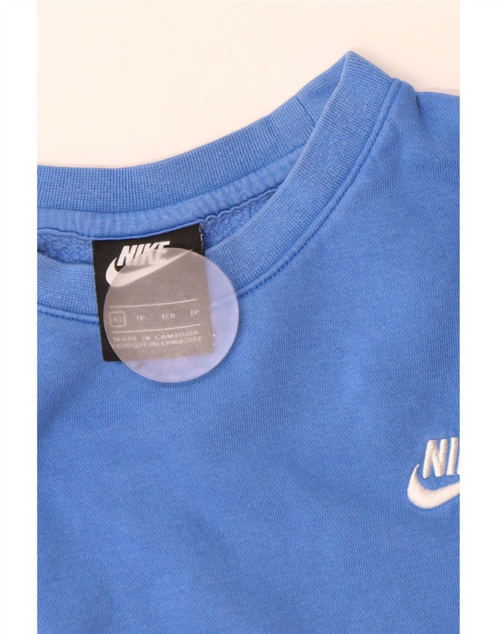 Pulover Nike pentru bărbați XS Bumbac albastru
