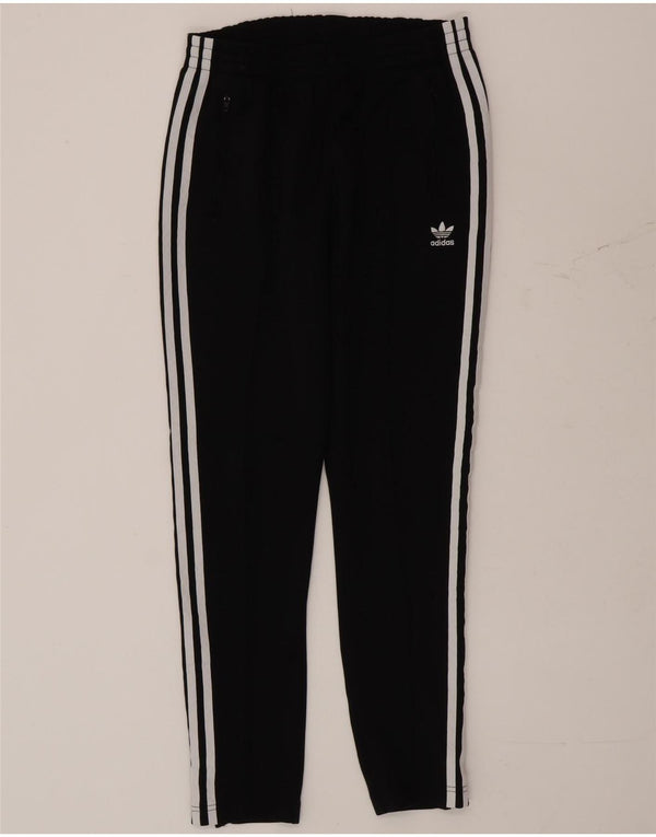 Pantaloni de trening Adidas pentru femei UK 10 Poliester negru mic