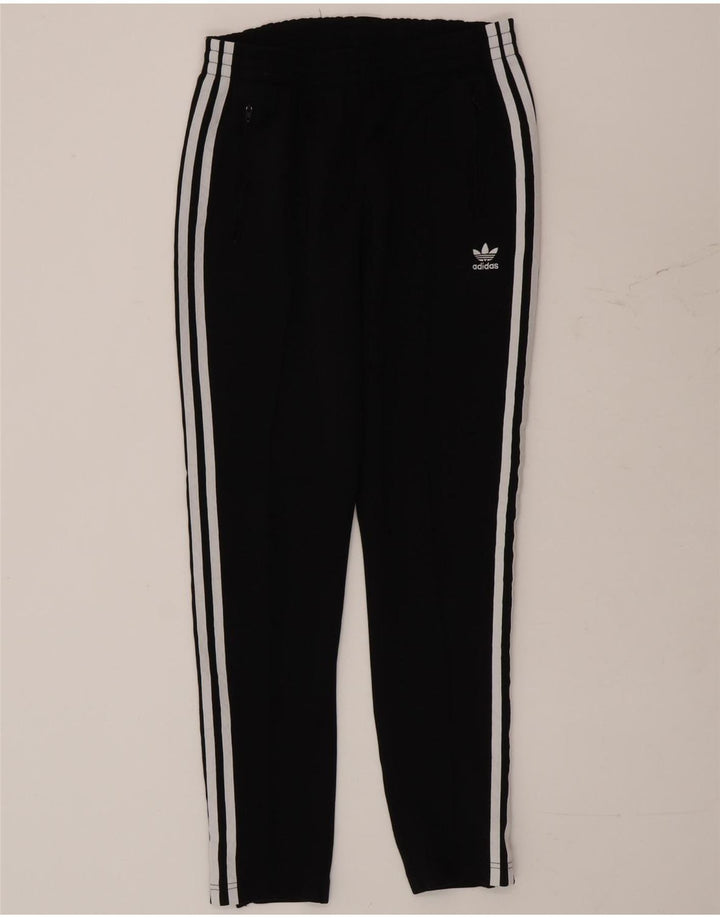 Pantaloni de trening Adidas pentru femei UK 10 Poliester negru mic