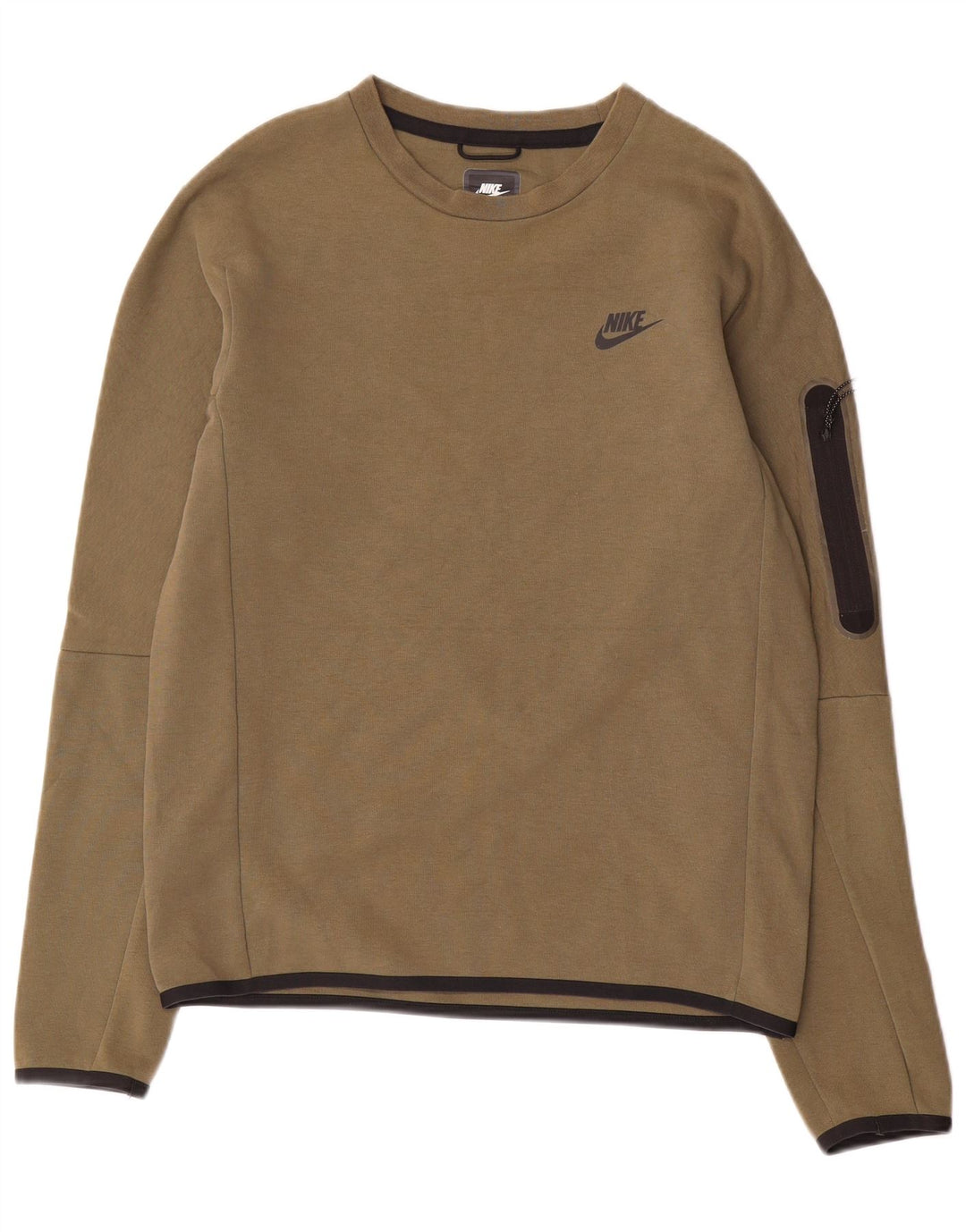 Hanorac pentru bărbați Nike, cu formă regulată, din bumbac mic, kaki