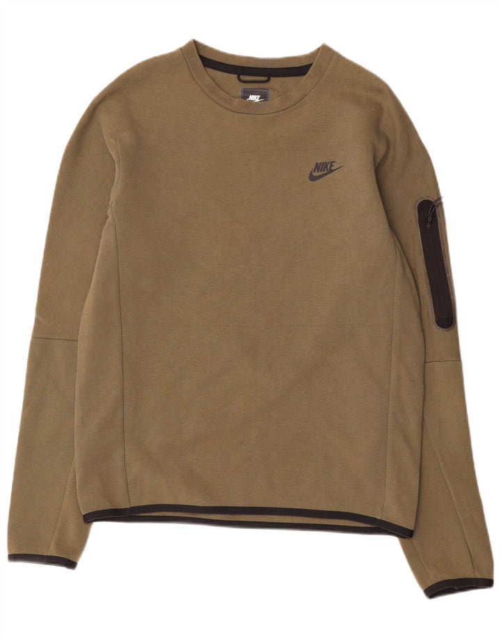 Hanorac pentru bărbați Nike, cu formă regulată, din bumbac mic, kaki