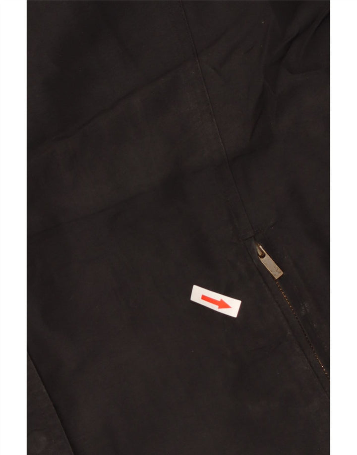 Jachetă Windbreaker cu glugă supradimensionată pentru femei Eddie Bauer UK 18 XL Nylon negru