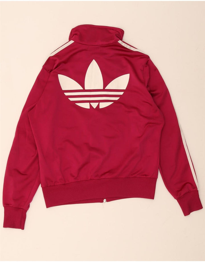 Jachetă de top pentru trening grafic Adidas pentru femei EU 42 Poliester roz mediu