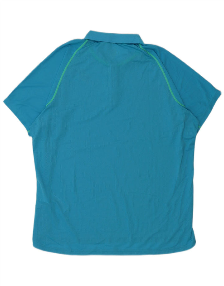 Tricou polo Asics pentru bărbați XL, poliester albastru