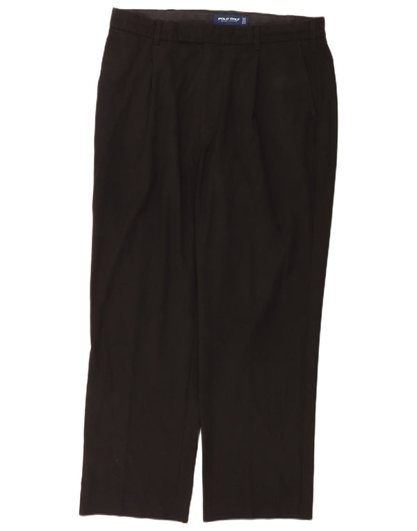 Pantaloni chino pentru bărbați Ralph Lauren L36 L32 Poliester negru