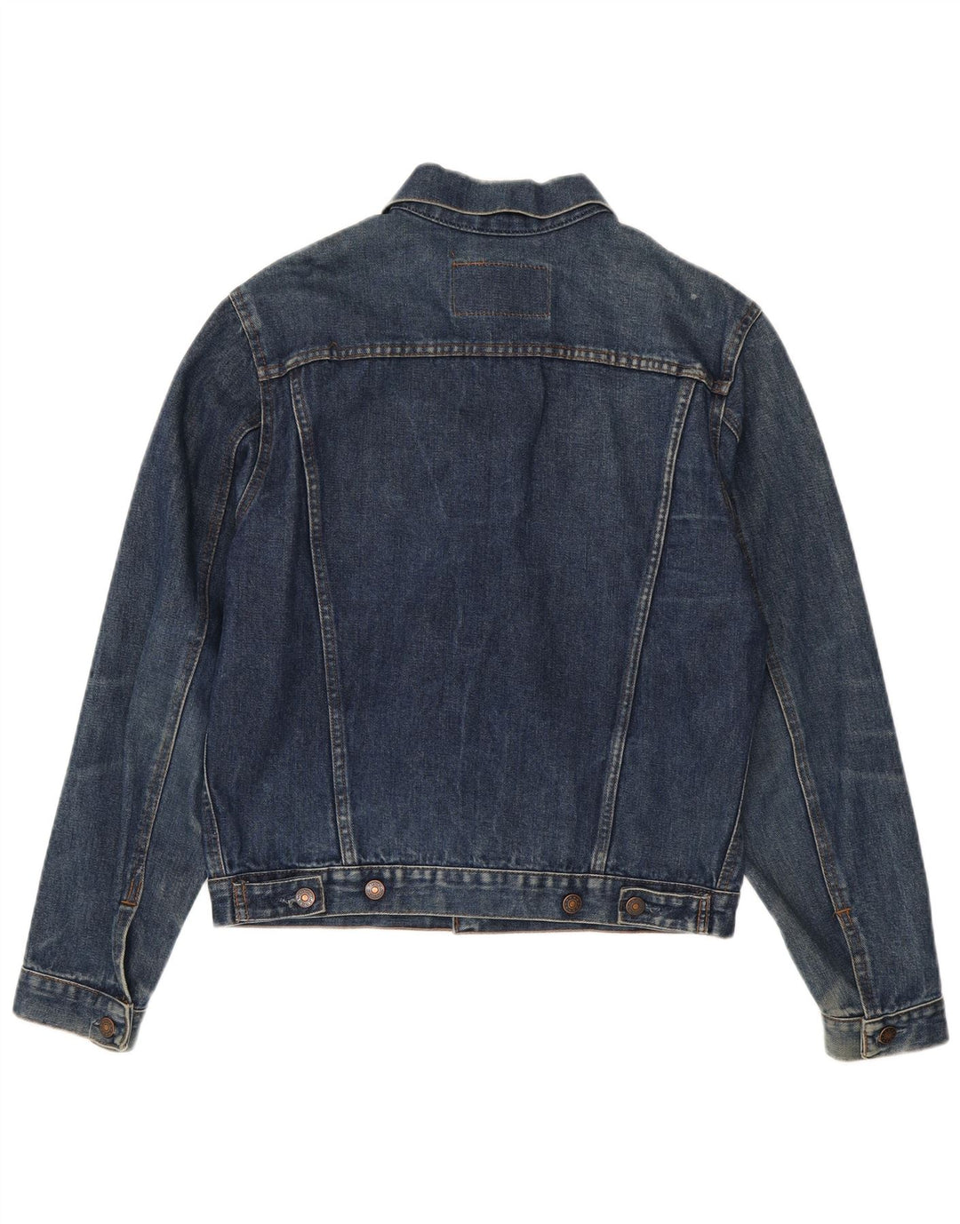 Jachetă de blugi vintage pentru bărbați UK 40 mare bleumarin