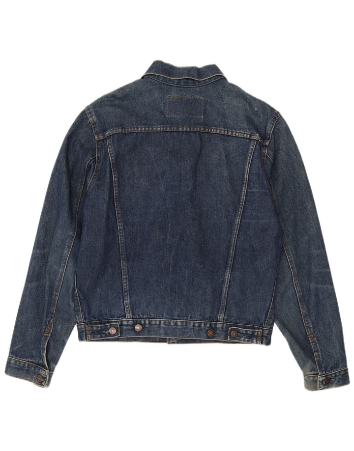 Jachetă de blugi vintage pentru bărbați UK 40 mare bleumarin