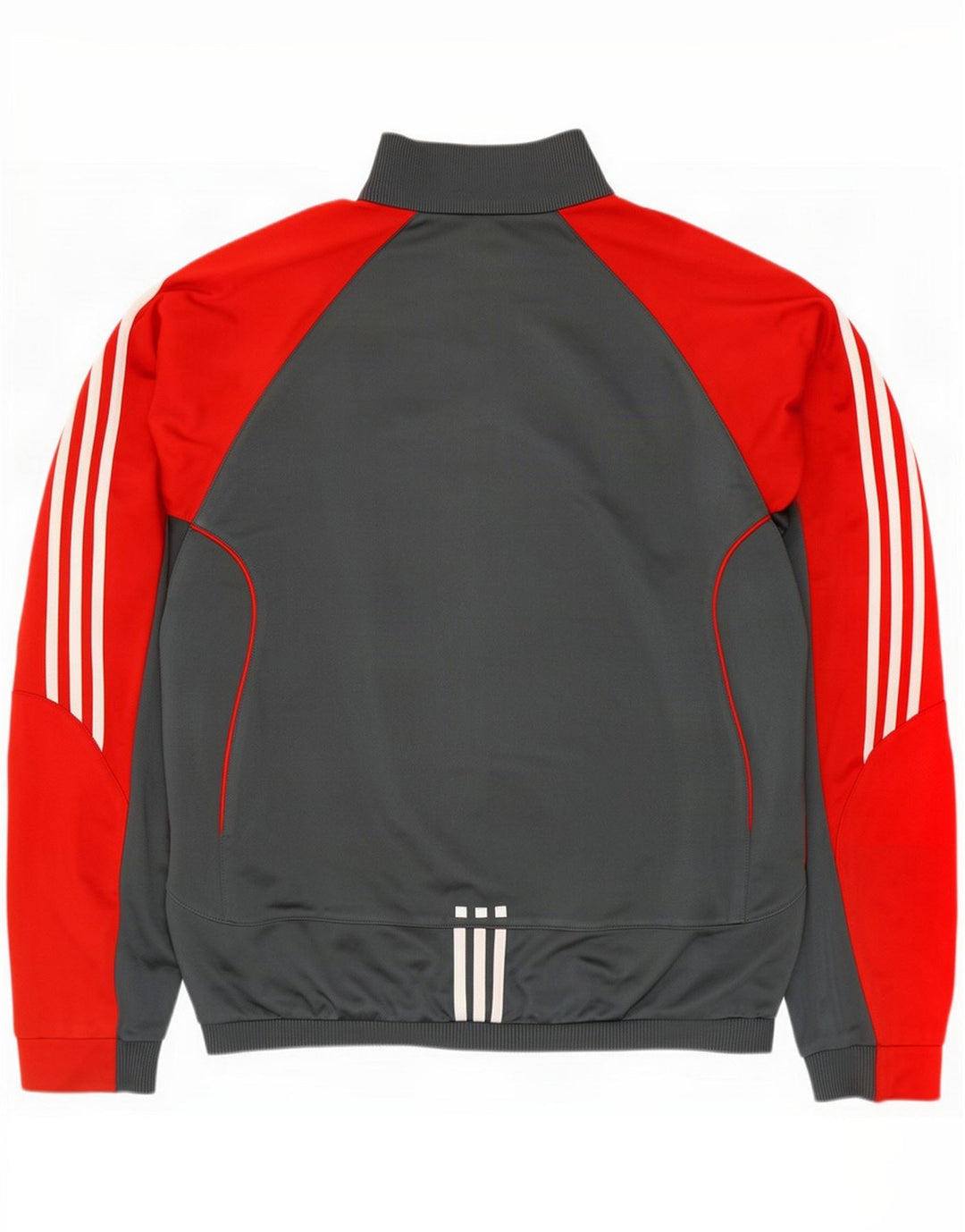 Jachetă de trening pentru bărbați Adidas XL Gri poliester bloc de culoare