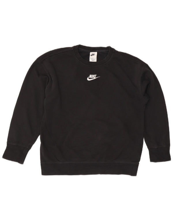 Pulover Nike pentru fete 13-14 ani XL bumbac negru