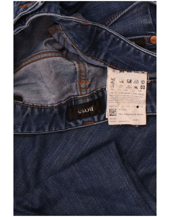 Blugi slim de damă HUGO BOSS W33 L32 bumbac albastru