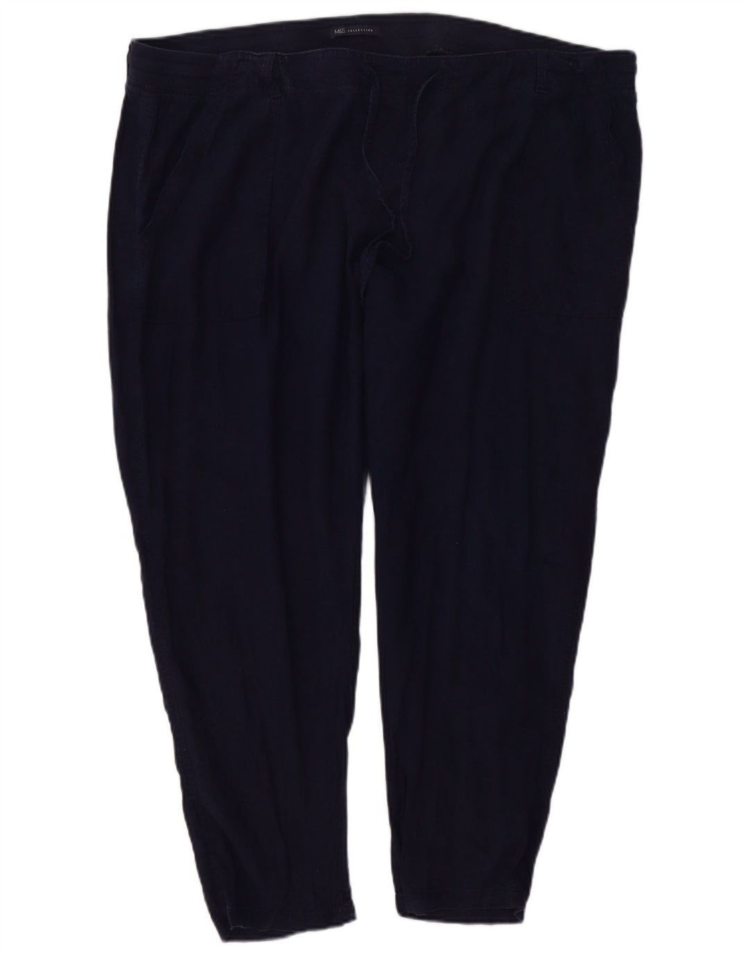 Pantaloni chino subțiri pentru femei Marks & Spencer L46 L26 bleumarin
