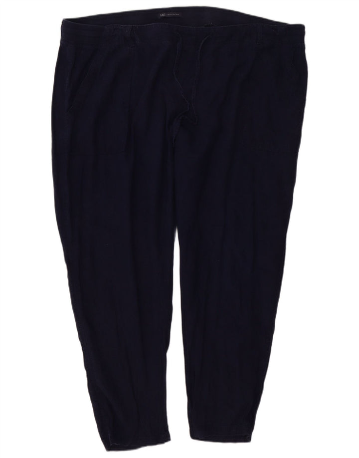 Pantaloni chino subțiri pentru femei Marks & Spencer L46 L26 bleumarin